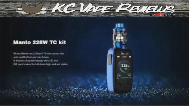 Rincoe Manto 228w Mod Review new vaping vape vaper device quit smoking