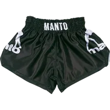 Тайские шорты Manto Muay Thai Dual Black/Silver