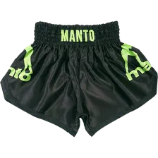 Тайские шорты Manto Muay Thai Dual Black/Green