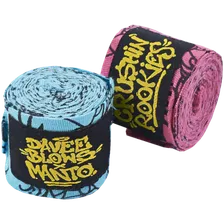 Боксерские бинты Manto Crushin' Rookies 4M Blue/Pink розовый
